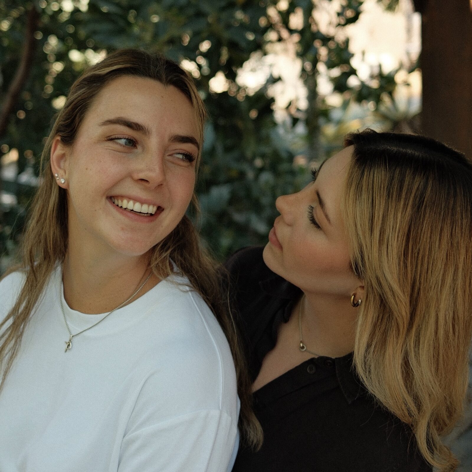 A candid moment with a friend
