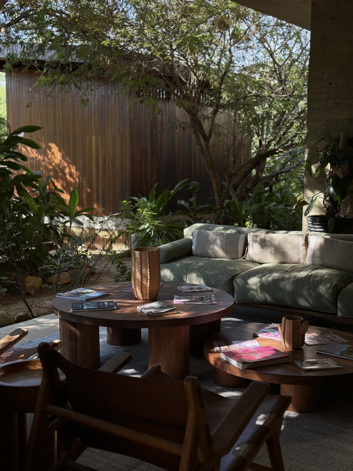 Garden café terrace